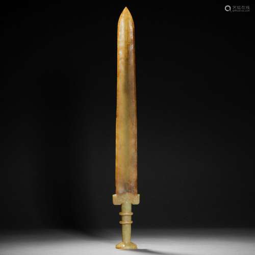 Ming Dynasty or Before,Hetian Jade Sword