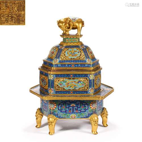 Qing Dynasty,Cloisonne Aromatherapy