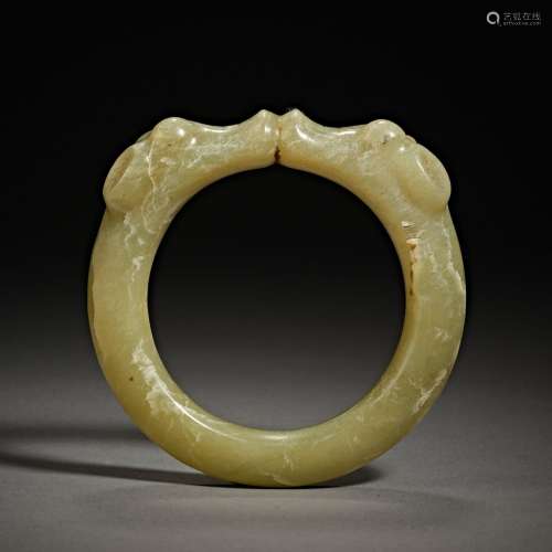 Before the Ming Dynasty,Jade Shaped Dragon Bracelet