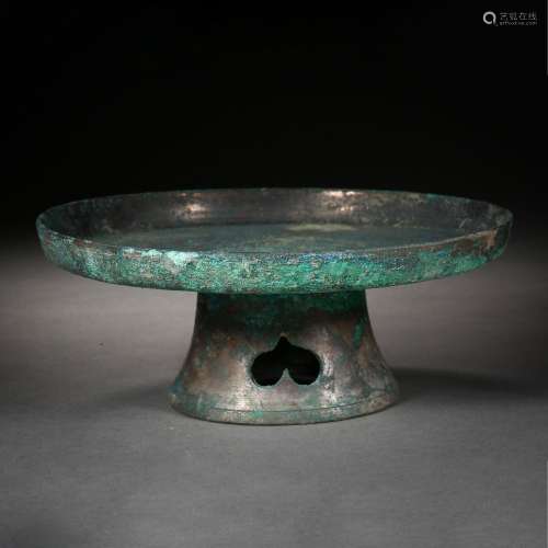 Before the Ming Dynasty,Bronze Dark Carved Tray