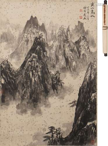 徐偉達 黃山高秋 水墨紙本 軸