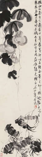 齐白石（1864-1957）·福禄秋蟹（美国著名古董女收藏家庞耐(1901-198...