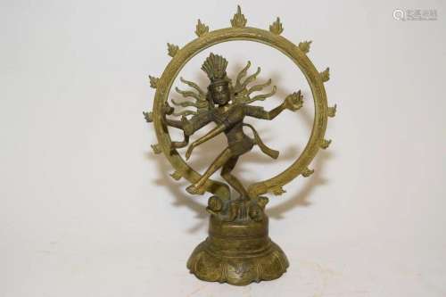 Hindu Bronze Shiva Statue