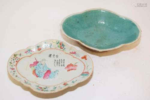 Two 19th C. Chinese Porcelain Famille Rose Bowls