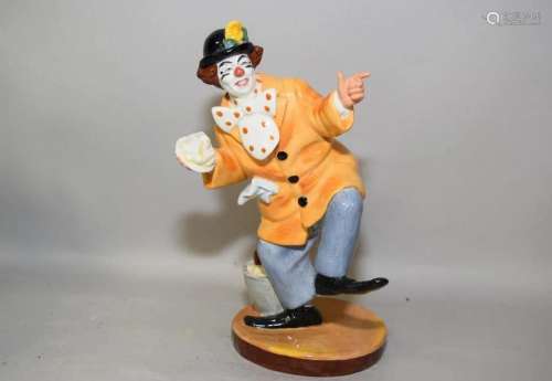Royal Doulton "The Clown" Porcelain Figurine
