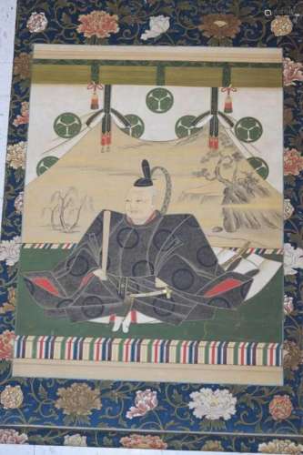 17-18th C. Japanese General Watercolor Painting