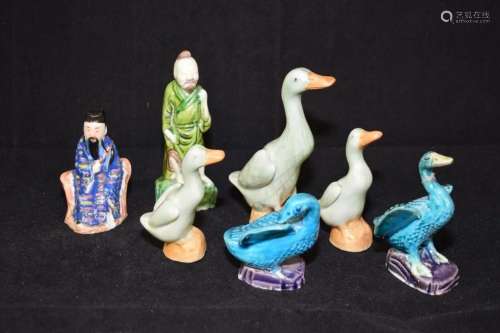 Group of 19-20th C. Chinese Porcelain Small Figurines