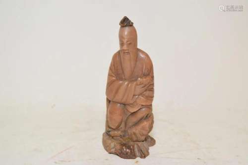 19-20th C. Chinese Soapstone Carved Figure