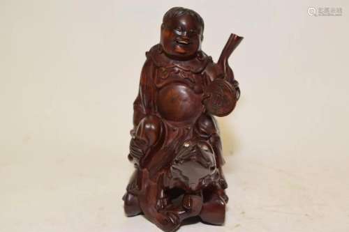 19th C. Chinese Huangyang Wood Carving