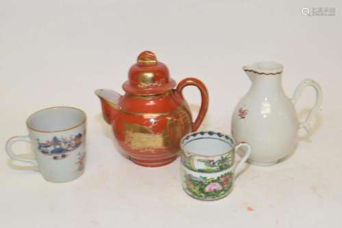 Group of 18-19th C. Chinese Porcelain Tea Wares