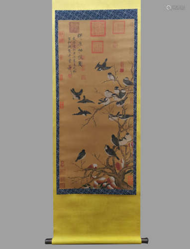 In ancient China, the silk version of Emperor Huizong of the...