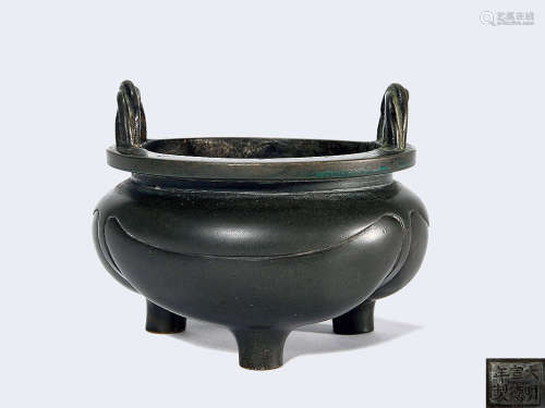 清早期 铜索耳鬲式炉