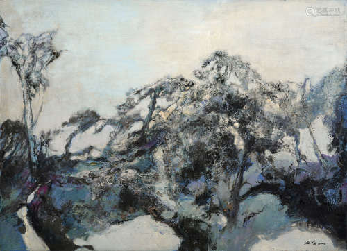 洪凌（b.1955）·雪霁 2002年作 布面油画