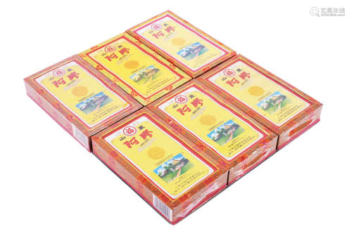 1997年-1999年产山东福牌阿胶（精装—干仓） 6盒