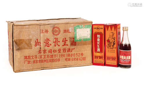 2000年产北京同仁堂如意长生酒 24瓶（原箱）