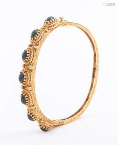 14K Yellow Gold Bangle Bracelet