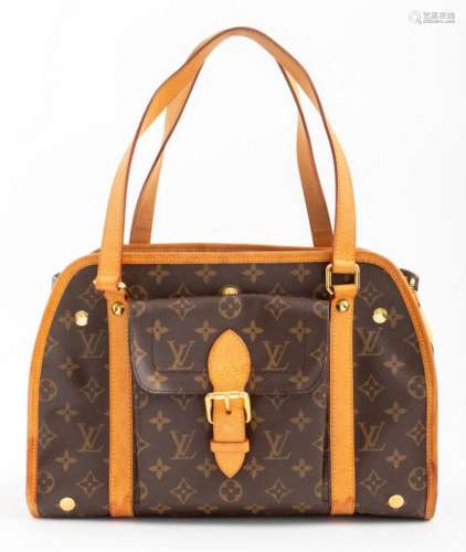 Louis Vuitton "Sac Baxter" Monogram Pet Carrier