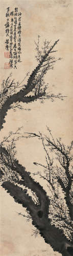 彭玉麟（1817-1890）·墨梅图 纸本水墨 立轴