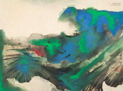 ZHANG XINYI (PAUL H.I. CHANG, 1938-2017)  Splash Color Lands...