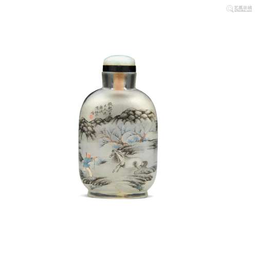 AN INSIDE-PAINTED GLASS SNUFF BOTTLE Chen Zhongsan, 1910