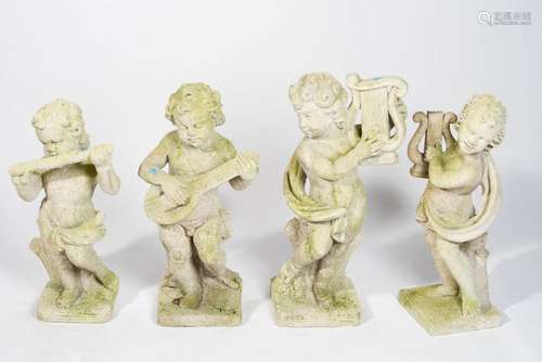 LOT VON 4 GARTENFIGUREN