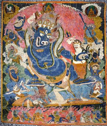 THANGKA DES YAMANTAKA