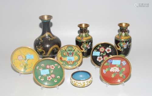 LOT: 9 CLOISONNÉ OBJEKTE