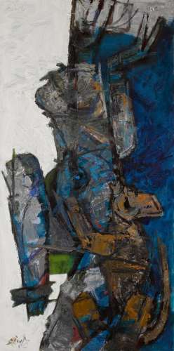 Maqbool Fida Husain<br />
Monkey with a Belle