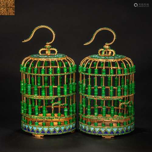 CHINESE BIRD CAGE FROM QING DYNASTY