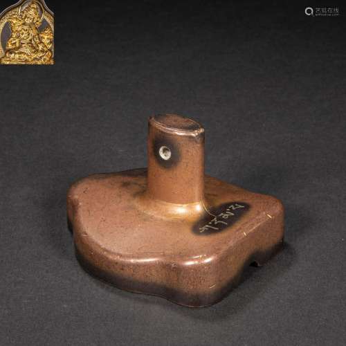 CHINESE BRONZE SEAL FROM QING DYNASTY