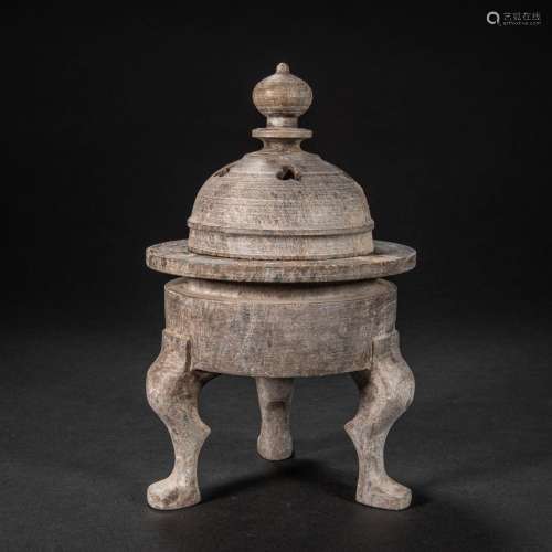 GREEN INCENSE BURNER IN  BEFORE MING DYNASTY OF CHINA