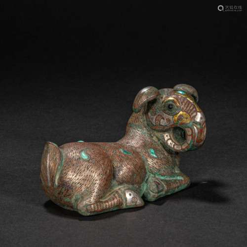 BEFORE MING DYNASTY WRONG GOLD SILVER BRONZE SHEEP
