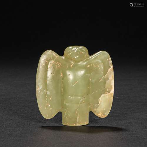 CHINESE  BEFORE MING DYNASTY JADE EAGLE