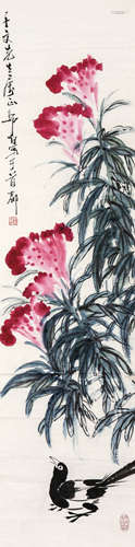 娄师白  花鸟 设色纸本 软片