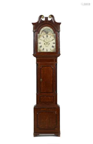 A Wain Burslem longcase clock