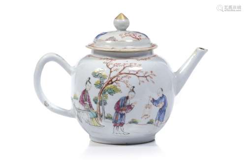 A teapot and cover