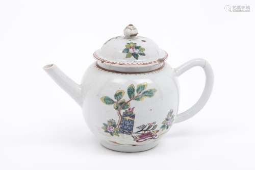 A teapot and cover