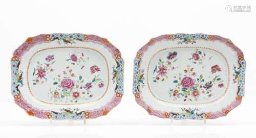 A pair of serving platters