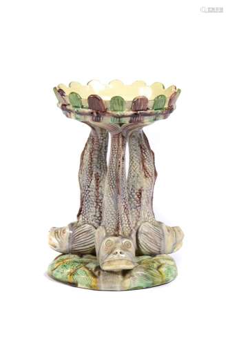A fruit bowl / pedestal, José Alves Cunha (1849-1901)
