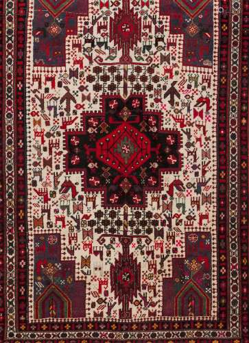 An Afshar Sirjan Rug, Iran