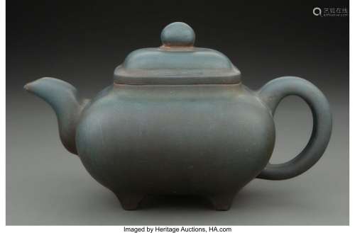 A Chinese Yixing Teapot Marks: four-character mark Wu Yungen...