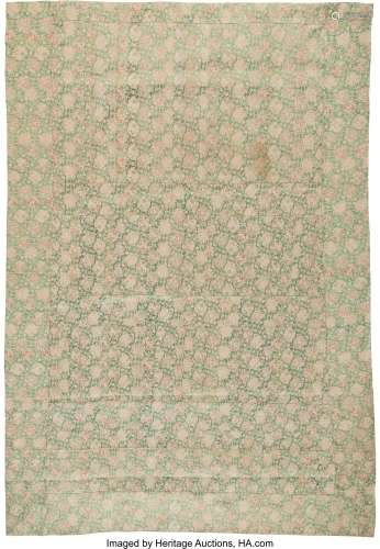 A Japanese Embroidered Kesa Panel 52 x 65 inches (132.1 x 16...