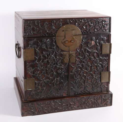 Chinese Hardwood Document Cabinet, 17th/18th Century D1A1