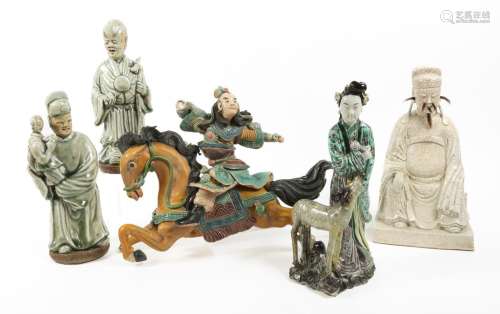 Group of Five Chinese Porcelain Figures D1A1