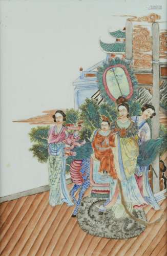 Chinese Porcelain Plaque