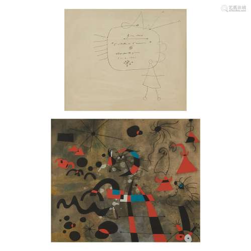 Joan Miro "L'echelle de l'evasion" Lithograph 1940
