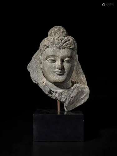 Ancient Region of Gandhara，3rd - 4th century A gray schist h...