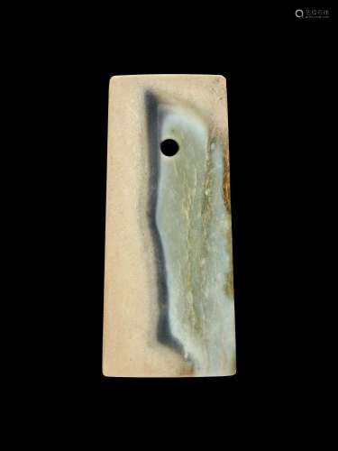The Guennol archaic jade ceremonial axe (Yue), Neolithic per...