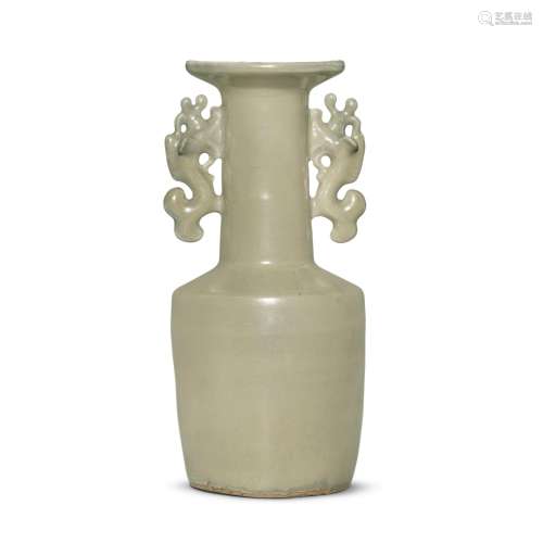 A rare 'Longquan' celadon-glazed mallet vase, Southern Song ...