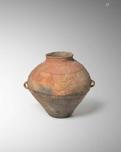 A RARE NEOLITHIC POTTERY JAR Majiayao culture, Banshan type,...